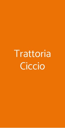 Trattoria Ciccio, Nocera Inferiore