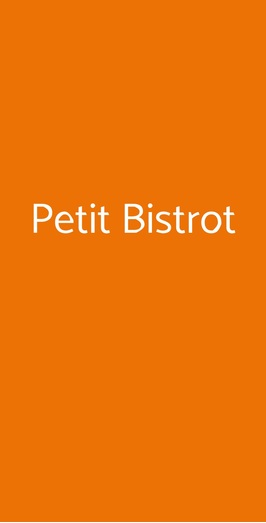 Petit Bistrot, Vieste