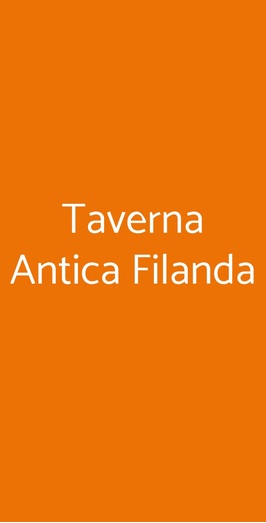 Taverna Antica Filanda, Pellezzano