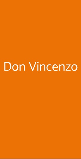 Pizzeria Don Vincenzo, Caserta